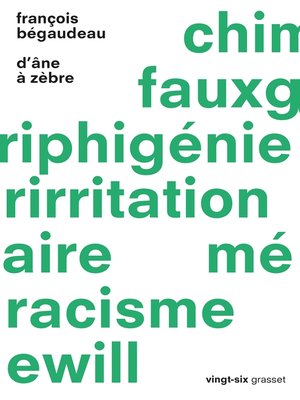 cover image of D'âne à zèbre